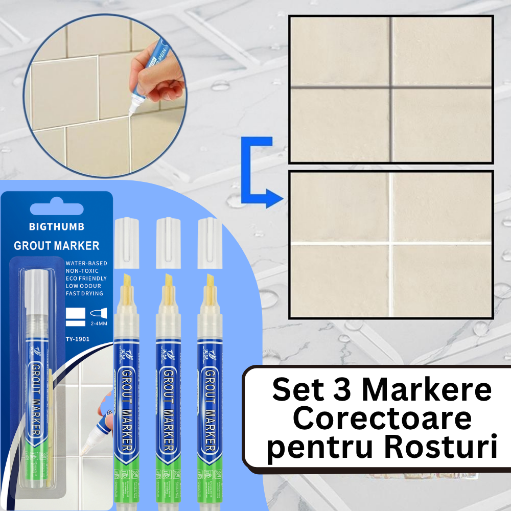Set 4 Markere Corectoare pentru Rosturi