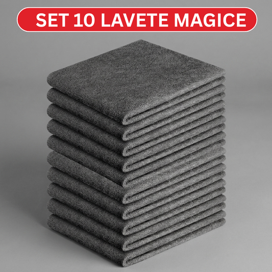 Set 10 Lavete Magice din Microfibra