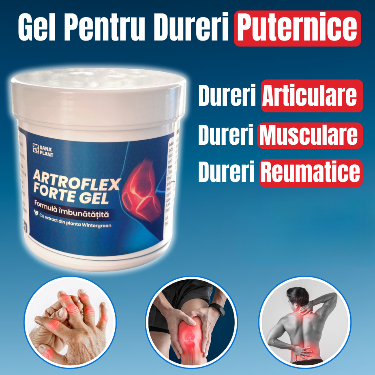 Gel Pentru Dureri Puternice - 200g