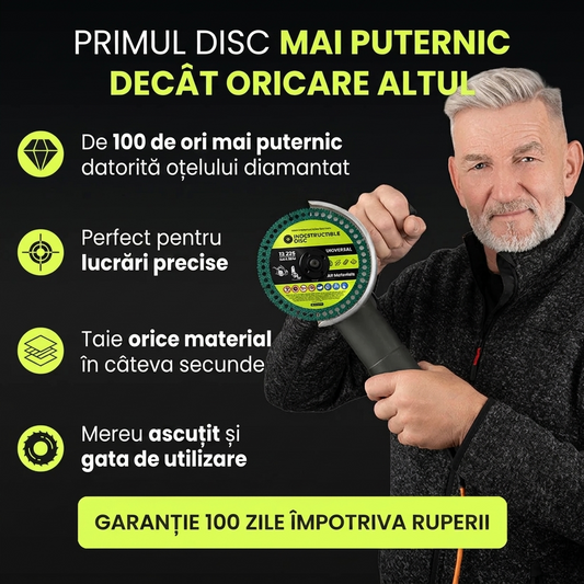 Disc Indestructibil din Otel Diamant 1+1 GRATIS