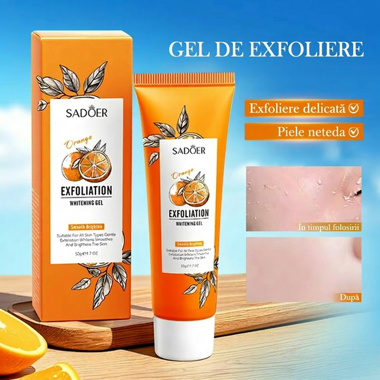 Gel Exfoliant Iluminator cu Extract de Portocala