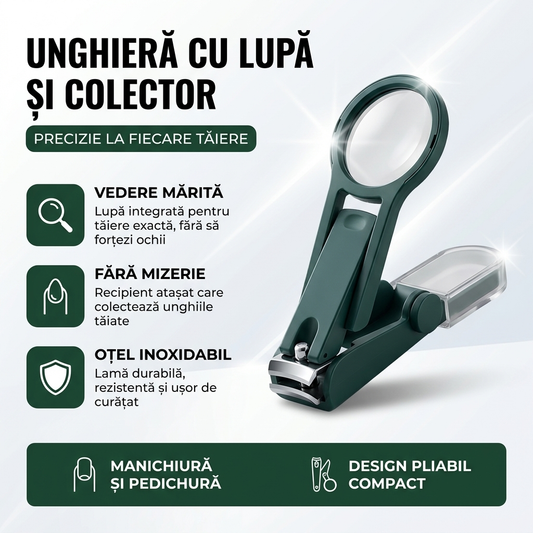 Unghiera Profesionala cu Lupa si Recipient Colector